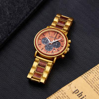 Reloj de Madera para Hombre DODO DEER – Reloj de Cuarzo Multifuncional Personalizado, Estilo Clásico y Elegante - details 19
