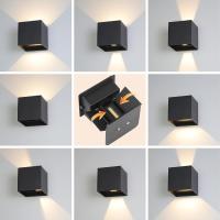Aplique Pared Exterior, 12W Impermeable IP65 Lampara de pared Interior Exterior Luz Cálida 3000K 1000 lm Ángulo ajustable Lámpara Pared Blanco para Porche Salón Dormitorio - details 33