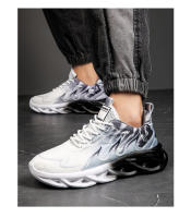 Zapatos deportivos ligeros y de moda para hombre, calzado deportivo informal de malla versátil para exteriores, adhesivo frío, de corte bajo, talla grande - details 11