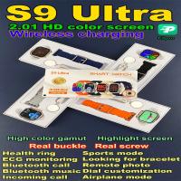 Reloj inteligente S9 Ultra 2.01HD, dispositivo con Bluetooth, llamada, monitoreo remoto para dormir, foto, música, Gama, carga inalámbrica, resistente al agua - details 0