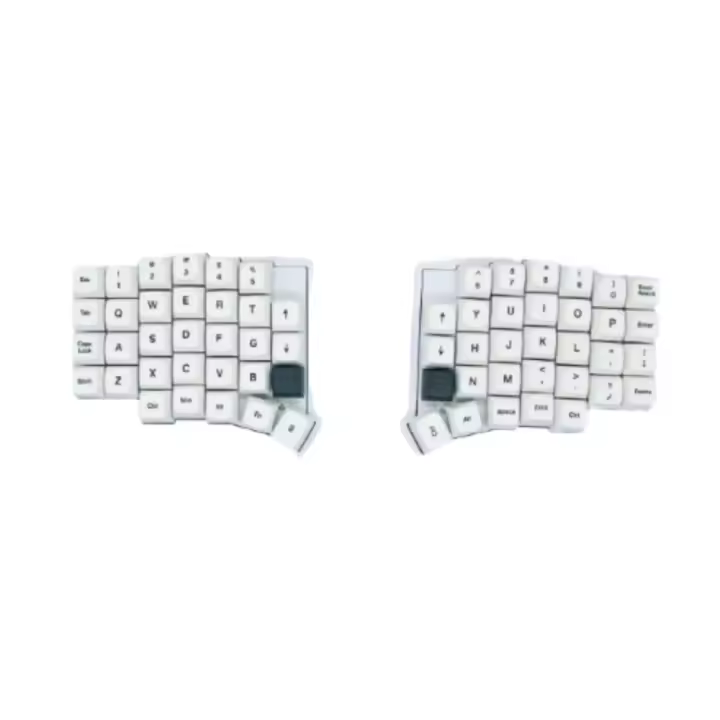SOFLE Teclado Personalizable Con Cambio Térmico Modo Inalámbrico Único Con Dongle 2.4G Vial Mini Teclado Mecánico Tapas De Teclas Negro Y Blanco Accesorios Para Jugadores Teclado Ergonómico Para Juegos - 1