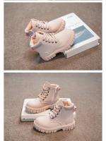 Botas Cortas De Cuero Para Niños Y Niñas Moda Comodidad Deportivas Casuales Antideslizantes Invierno Talla True Fit Para Edad 7-13 Unisex - details 13