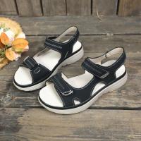 Sandalias casuales de velcro nuevas de verano con suela gruesa de talla grande para mujer - details 10