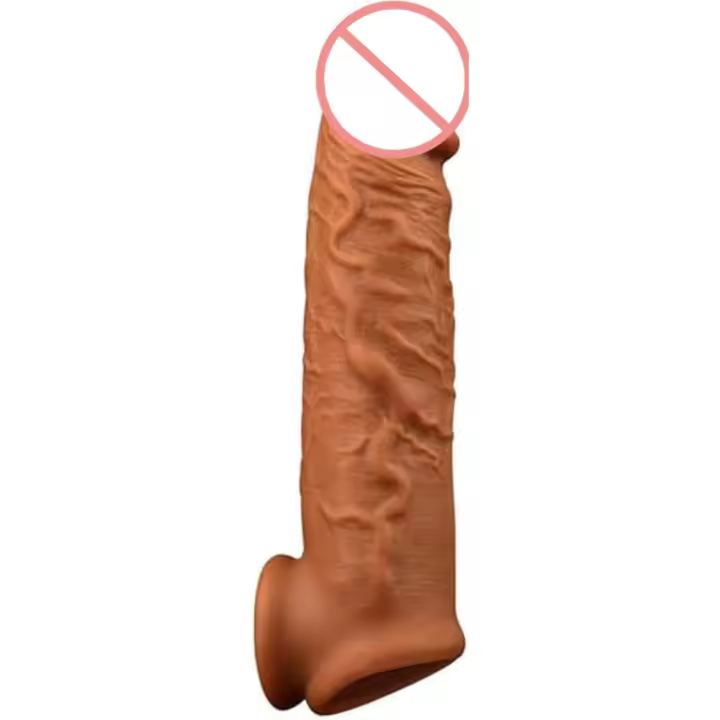 Extendido Para Hombres Consolador Anales Masculino Gay Reslista Alargador Pene Masculino Silicona Funda Pene Masculino Extensor Alargador Consoladores Para Mujer - 1