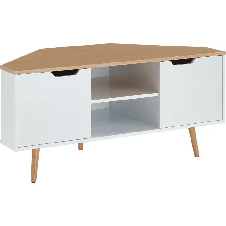 de polivinilo, Roble y Blanco, L115cm - 1