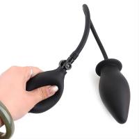 Embalaje privado SEX Masajeador de silicona extensible para hombres y mujeres, juguetes sexuales con enchufe Iatable, consolador Anal para patio trasero - details 6