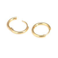 Aretes de Cuerda de Metal Dorado de 18K Diseño Redondo Rectangular de Alta Calidad - details 54
