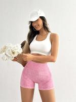 Shorts de Cintura Alta y Sin Costuras Ouwu Ajuste Lateral para Deportes y Fiestas al Aire Libre - details 9