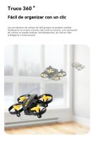 Mini Drone HD 4K Quadcopter aire libre clítoris control remoto avión juguetes - details 10