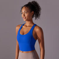 Hamidou-Chaleco de Yoga Sexy para mujer, Sujetador deportivo para Fitness, camisetas sin mangas de Color sólido para Yoga, gimnasio, correr, ropa interior transpirable - details 30