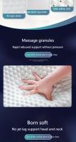 Almohadas de látex Natural para dormir de lado, espalda y estómago, alivio del dolor de cuello - details 4