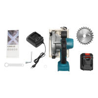 Sierra circular eléctrica inalámbrica con batería de litio y cargador Corte de madera Enchufe europeo de 4000 rpm para cortar madera, baldosas cerámicas, mármol, tuberías, placas, metal - details 12