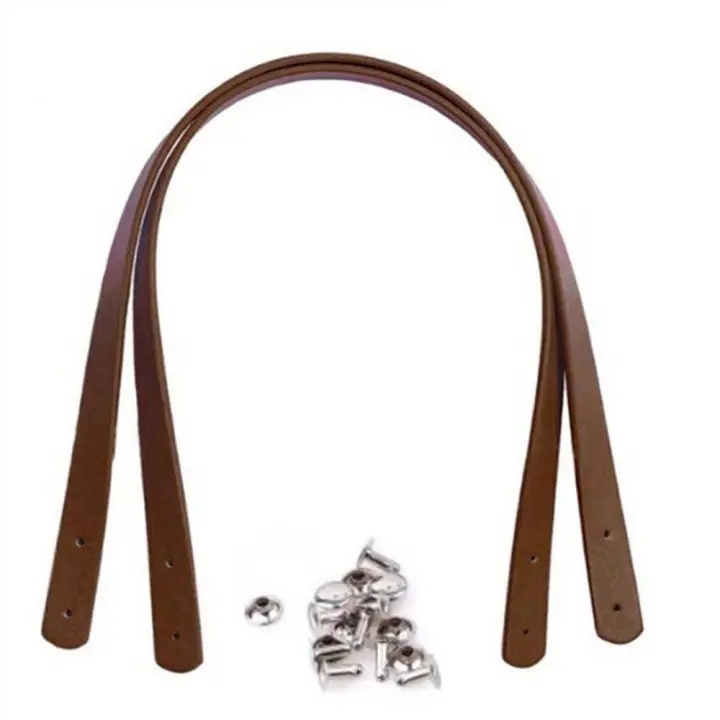 Correa de cuero PU de 60cm para mujer, accesorio para bolso, asa de repuesto, asas para bolso DIY, correa de cuero, correa para bolso de hombro - 1