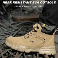 Zapatos de seguridad con punta de acero para hombre, botas de trabajo indestructibles, antigolpes, antipuñaladas - details 3