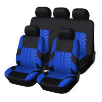 Juego de fundas universales para asiento de coche, protectores de cojín con patrón de impresión de neumáticos 3D, accesorios de estilo Interior para coche, nuevo, 2024 - details 1