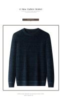 Jersey informal de manga larga con cuello levantado para exteriores, sudadera básica cálida para otoño, blusa de invierno para hombre, suéter de alta calidad - details 6