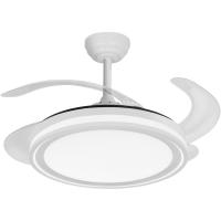 Ventilador de Techo LED con Temporizador 3500-4000-6500K, 6 Velocidades, Aspas retráctiles |   (Blanco) - details 6