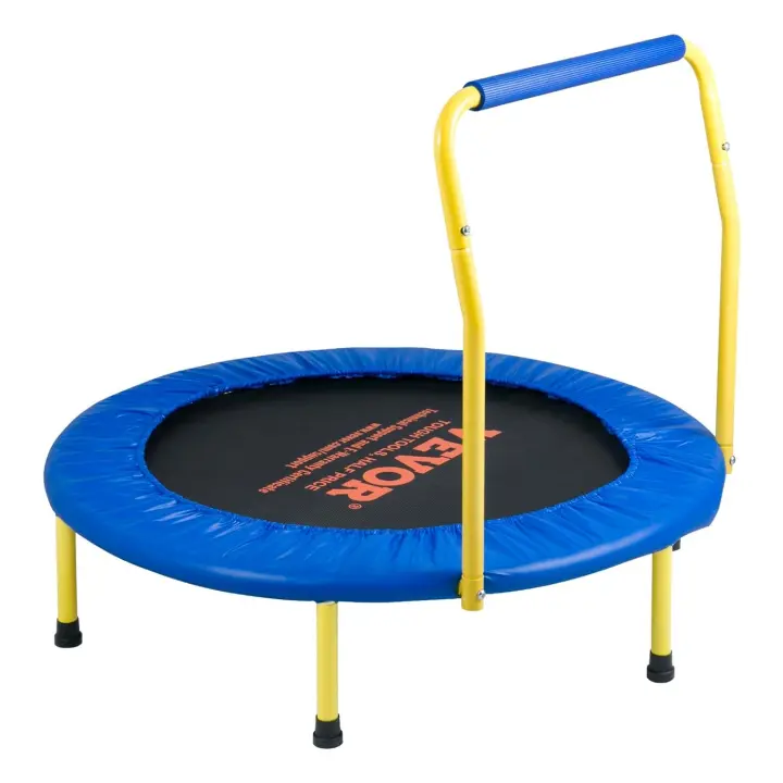 Trampolín Plegable para Niños Cama Elástica Interior y Exterior 92cm Mango de Espuma - 1