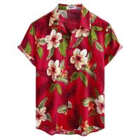 Camisa estampada Trcal Beach 3D, ropa de hombre de gran tamaño, casual, Hawaii, playa, Hawaii Spring Valley, moda de vacaciones - details 6
