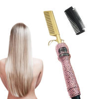 Cepillo Profesional para Alizar el Cabello Hierro de Alizamiento de Cerámica con Enchufe Europeo - details 4