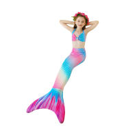 Traje de baño de cola de sirena para niñas, ropa de playa, Bikini, 2023 - details 8