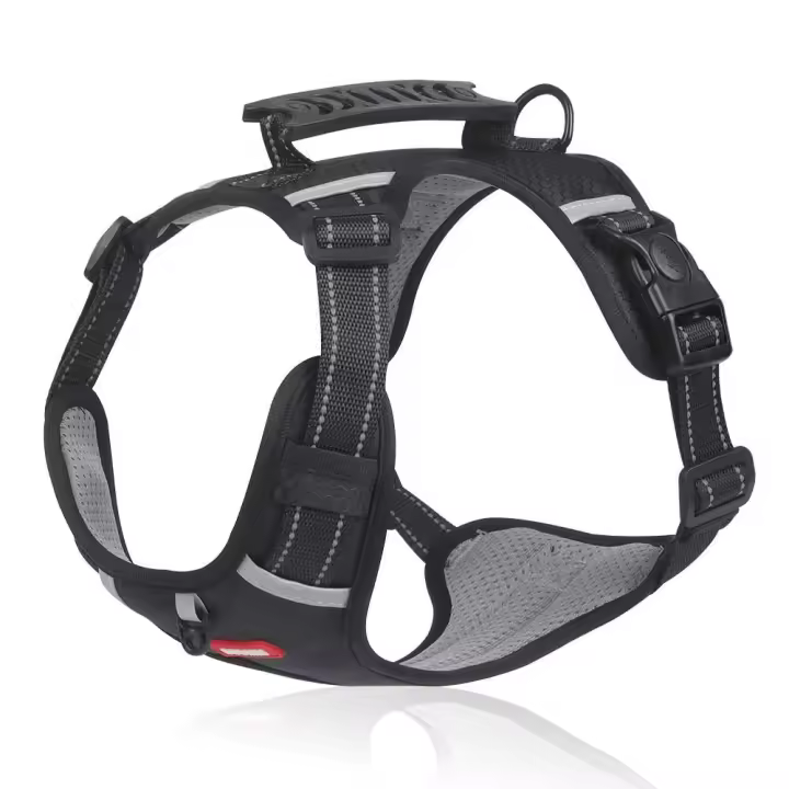 Tracción Halter a prueba de explosiones Control de impacto comportamiento mascota correa de pecho perro arnés chaleco suministros para mascotas arneses para mascotas correa - 1