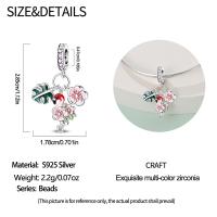 Encanto de Flamenco y Unicornio de Plata Esterlina 925 Joyería de Pulsera Original DIY para Mujeres - details 6