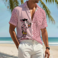 Camisa Casual de Poliéster con Estampado de Animal de Dibujos Animados - details 4