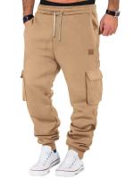 Pantalones de Sudadera para Hombres Ajuste Recto, Manga Larga, Multiple Bolsillos, Cordón, Ropa de Calle y Deportiva - details 17