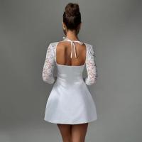 Vestido corto de manga larga para mujer, vestido elegante y elegante de corte A para fiesta, nuevo en ventas - details 8