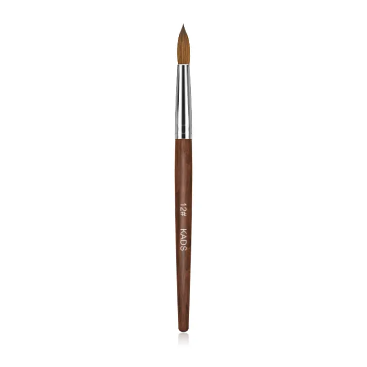 Pincel de Uñas KADS Kolinsky Sable con Mango de Madera de Rosas para Extensión de Uñas Acrílico Manicura DIY en Casa y Salón - 1