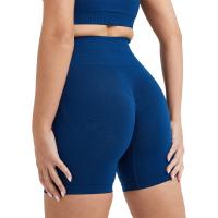 Pantalones cortos ajustados sin costuras para mujer, Shorts de Yoga para entrenamiento, trajes suaves de cintura alta, ropa deportiva para Fitness, novedad - details 10