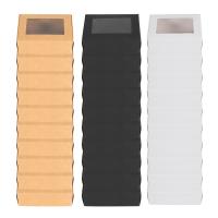 Mini caja de papel Kraft con ventana, 30 piezas, caja de embalaje, caja de golosinas para jabón, panadería, dulces (negro, marrón, blanco) - details 1