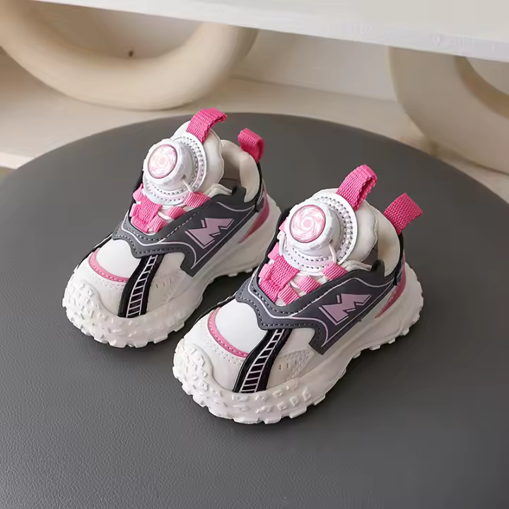 Zapatillas Deportivas Ultraligeras y Antideslizantes para Niños Suela Suave para Correr en Primavera y Otoño Zapatos de Papá para Niñas - 1