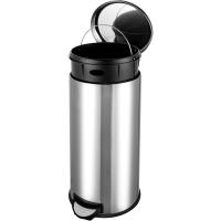 37,49 x 30,51 x 64,01 cm Bote de basura con pedal Redonda, Acero Inoxidable, 30L - details 1