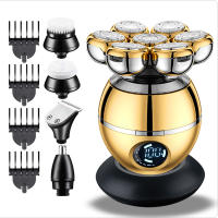 Afeitadora Eléctrica Recargable Corta de Cabeza Afeitada, Siete Cuchillas, Regalo Ideal para Hombres Mayores y Amantes - details 20