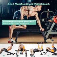 Banco de Musculación Ajustable Multifuncional de Casa Banco de Entrenamiento de Fitness - details 1