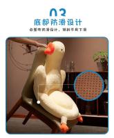 Cojín de silla de ganso de una pieza, almohada de felpa de pato suave, alfombrillas de respaldo para silla de comedor de oficina, asiento de piso, decoración de silla - details 4