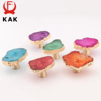 KAK-Pomos y tiradores de armario de ágata Natural, tiradores dorados de estilo nórdico para cajón de cocina, herrajes decorativos para muebles - details 0