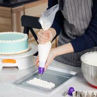 Bolsa de pastelería desechable para glaseado de pasteles, herramientas de decoración de galletas y postres, accesorios de cocina para hornear, 100 piezas - details 6