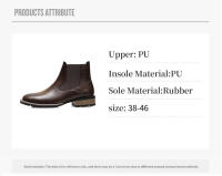 Jersey bordado, botas Chelsea para hombre - details 6