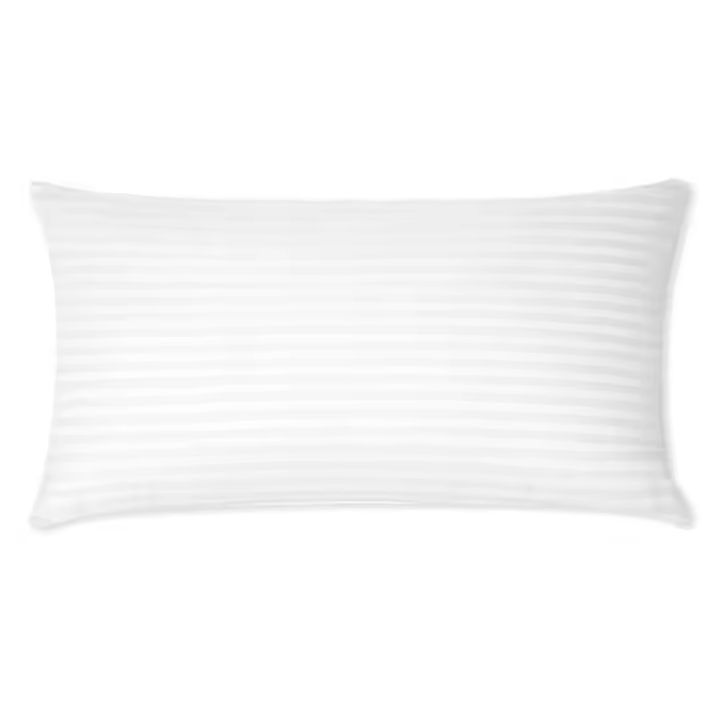 Almohada 100% de Algodón, Transpirable, Suave, Anticaros, Blanco y Cremallera en el Lateral. - 1