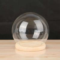 Cúpula de vidrio transparente con Base de madera, estuche de exposición para casa de muñecas, ración de campana, pedestales, soporte para micropaisaje - details 3