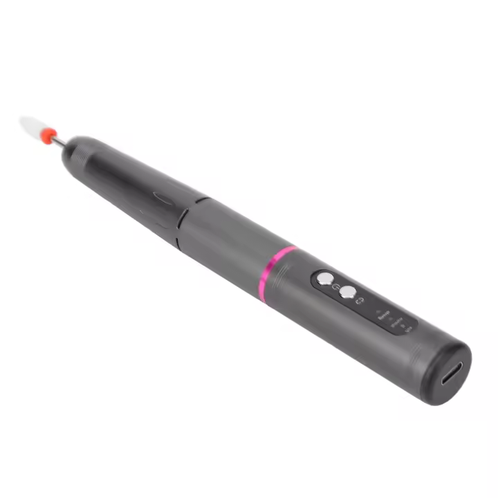 Kit de Taladro Eléctrico para Uñas Herramienta de Manicura y Pedicura con Brocas de Uñas USB y Banderas de Prensado - 1