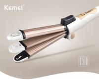 Peluquería Eléctrica Kemei Hierro de Alisa 3en1 para Rizos y Liso Enchufe Estándar Europeo - details 1