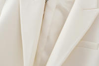 Conjunto Informal de Moda para Mujer OUWU Vestido Corto de Manga Larga con Cuello de Polo, Abrigo, Falda con Cinturón, Pantalones - details 6
