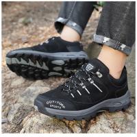 Zapatos De Senderismo De Otoño E Invierno Para Hombre Y Mujer, Zapatos De Trekking Al Aire Libre, Zapatillas Informales Unisex Para Hombre, Zapatos Deportivos Cómodos De Gamuza Para Mujer - details 43