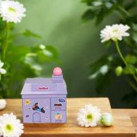Bonito soporte desmontable para bolígrafos de casa pequeña, caja de almacenamiento de escritorio Kawaii de plástico, contenedor de artículos diversos para escritorio, maquillaje - details 2