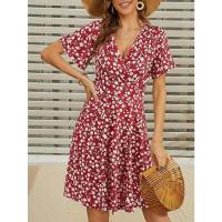 Vestido Elegante de Verano 2025 para Mujer Cuello en V, Cintura Alta Midi, Tirantes Cómodos - details 4