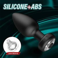 Vibrador Anal de 10 velocidades con Control remoto, tapón Anal, masaje de próstata, masturbador femenino, Juguetes sexuales para adultos para mujeres, hombres y Gay - details 2